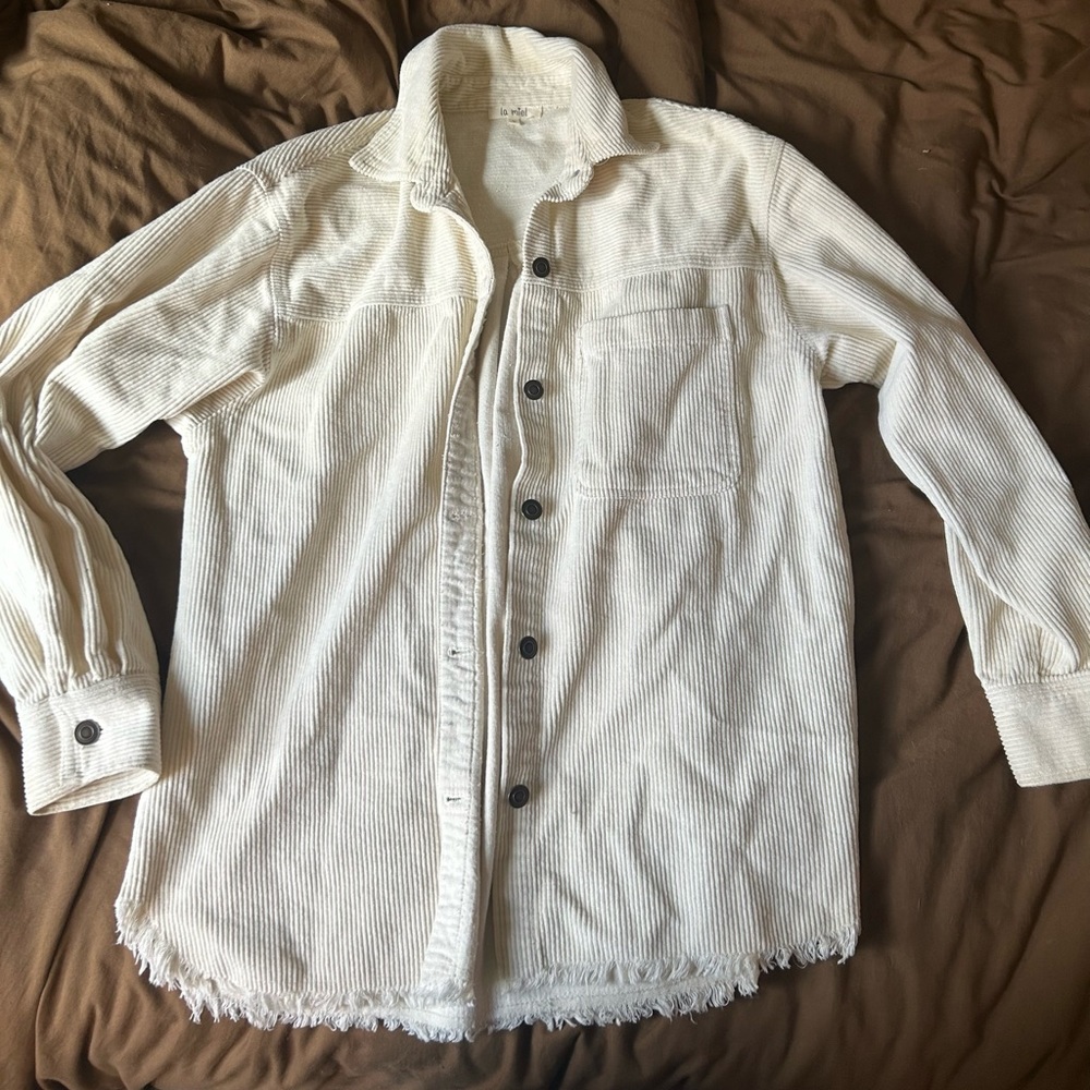Beige Corduroy Jacket